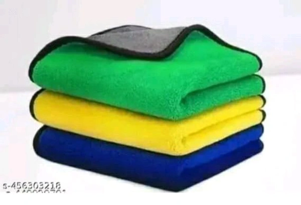 Microfiber Cleaning Cloths, 4 pcs 40x60ms 600GSM Multi-Color Highly Absorbent, Lint and Streak Free, Multi - Purpose Wash Cloth for Kitchen, Car, Window, Stainless Steel… See less - Screamin' Green, 40/60