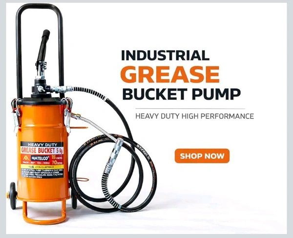 Brand: MATELCO
MATELCO 5KG Bucket Grease Dispenser with Trolley and Variable Stroke Handle || 5 Kg Capacity || High Pressure Pump 5000PSI Use for Automotive, Industrial Equipment, Heavy Machinery Greasing
50%
off
- 40/60, Web Orange