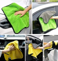Microfiber Cleaning Cloths, 1 pcs 40x60ms 600GSM Multi-Color Highly Absorbent, Lint and Streak Free, Multi - Purpose Wash Cloth for Kitchen, Car, Window, Stainless Steel… See less₹  - Gray