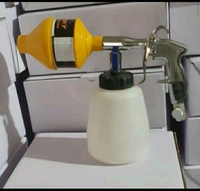 Shampoo Foam Spray Gun for Washing and Cleaning Air Assisted Sprayer Air Foam Gun (1 Foam Gun, 1, Extension, 1 Container) (Plastic, Easy Grip, Adjusted) - Periwinkle