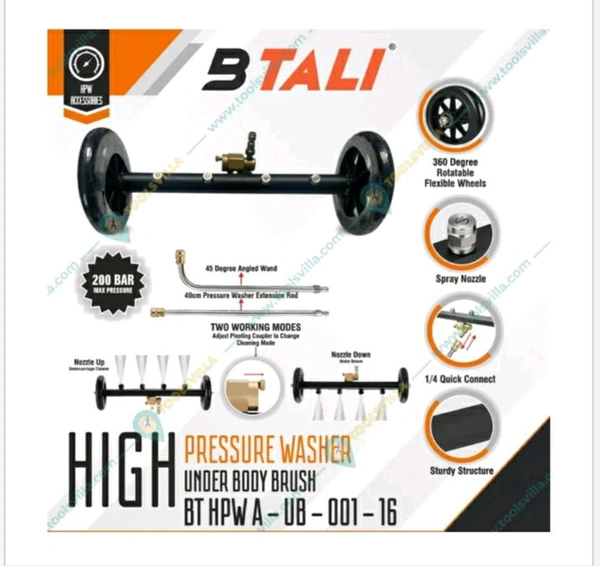 Sefee Btali High Pressure Washer Under Body Brush
(BT HPW A-UB-001-16)
SKU: TI-BH-45486
 - Dorado