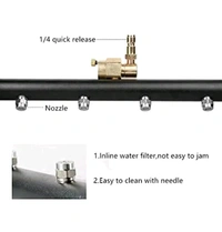 Sefeee Purezo Dual-Function 2 in 1 Underbody Cleaner/UnderCarriage Cleaner, Surface Cleaner for Pressure Washer, 16 Inch, Underbody Car Wash Water Broom with 3 Pieces Extension Wand. - Dorado