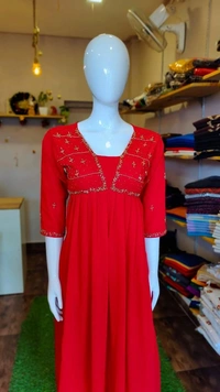 Georgette Aline Kurti - Red, L