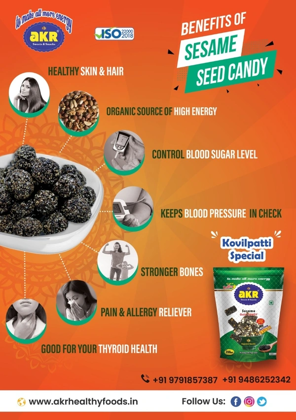 Healthy Homes Till / Sesame Chikki - 200 GMS