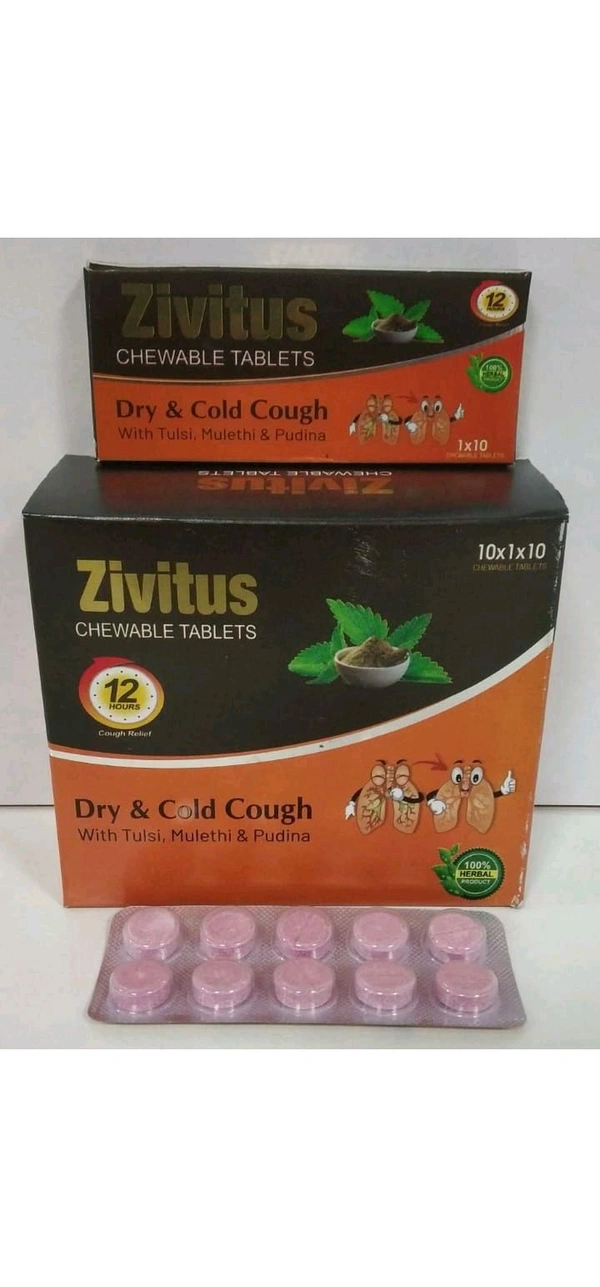 Zivi Herbals Zivitus Chewable Tablets - 1 Nos