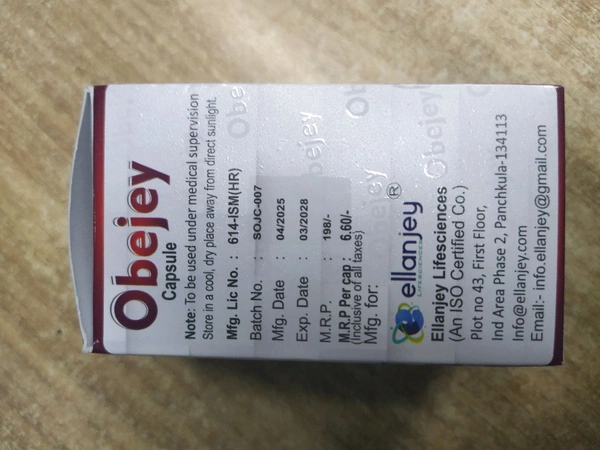 Elleanjey Obejoy Capsules  - 30 Nos