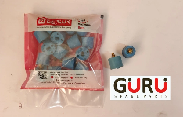 CUPLER BLUE BRASS NUT