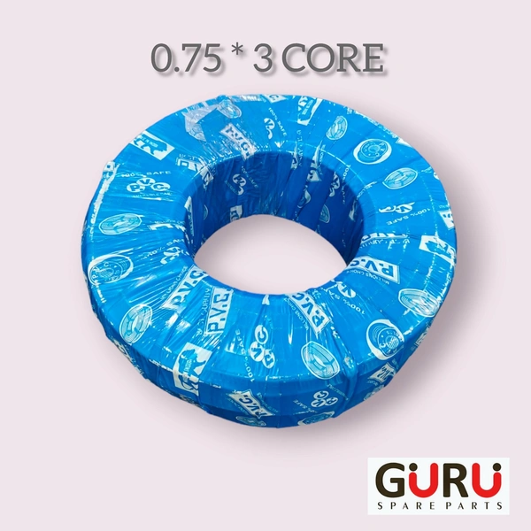 0.75 MM * 3 CORE WIRE BUNDLE 90MT