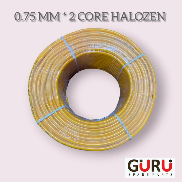 0.75 MM * 2 CORE HALOZEN 90 MTR