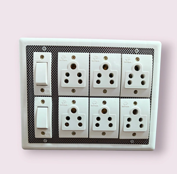 6+2 SQARE COMPLATE WIRING BOARD