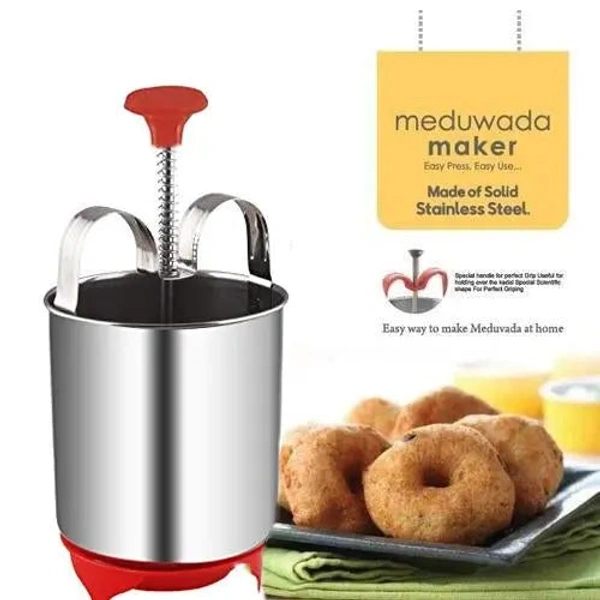 0145 STAINLESS STEEL MEDU VADA MAKER