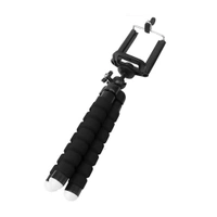 0266 PORTABLE MINI OCTOPUS TRIPOD STAND WITH PHONE HOLDER