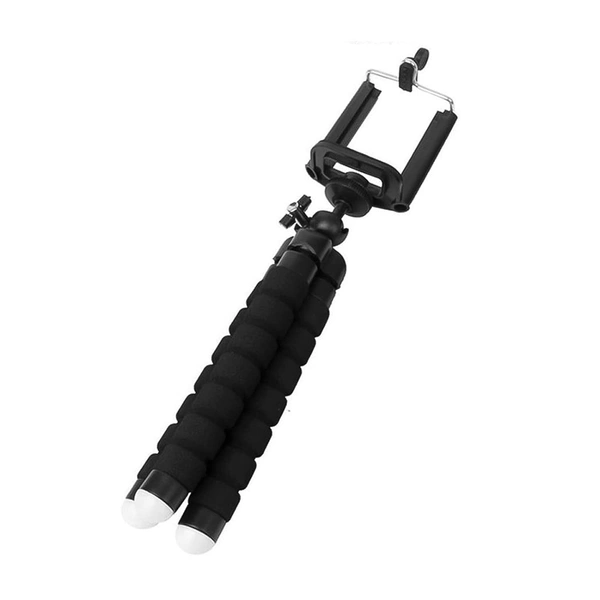 0266 PORTABLE MINI OCTOPUS TRIPOD STAND WITH PHONE HOLDER