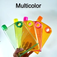 0364 NOTEBOOK STYLE SLIM WATER BOTTLE (380 ML, MULTICOLOR)