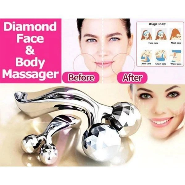 0370  3D Roller Face Massager