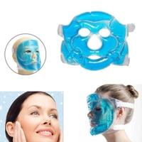 0380 COOLING GEL FACE MASK WITH STRAP-ON VELCRO, MEDIUM