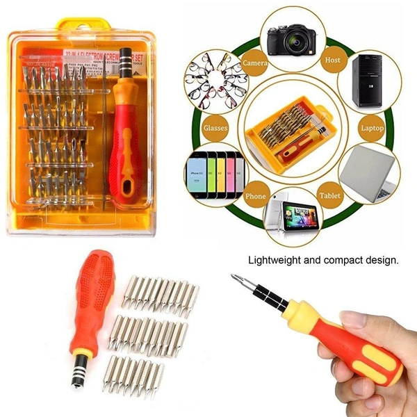 0430 SCREWDRIVER SET 32 IN 1 WITH MAGNETIC HOLDER