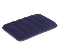 0510 VELVET AIR INFLATABLE TRAVEL PILLOW (BLUE)