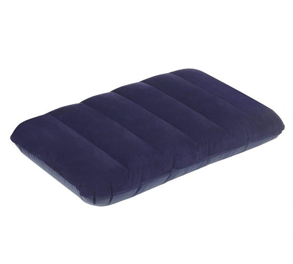 0510 VELVET AIR INFLATABLE TRAVEL PILLOW (BLUE)