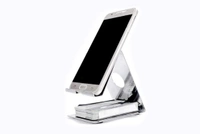 0622 MOBILE PHONE METAL STAND (SILVER)