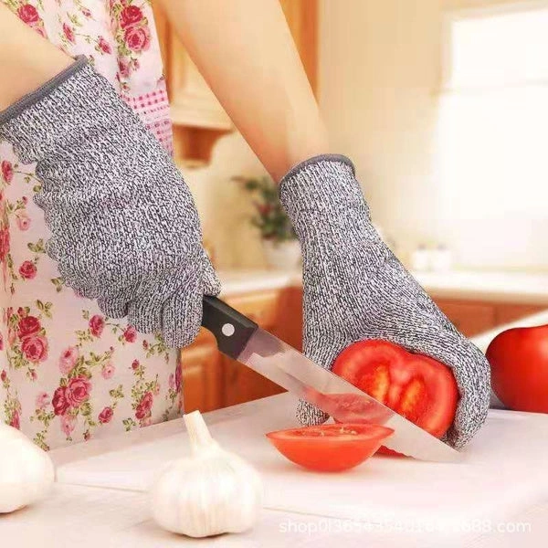 0677 ANTI CUTTING RESISTANT HAND SAFETY CUT-PROOF PROTECTION GLOVES (MULTICOLOUR)