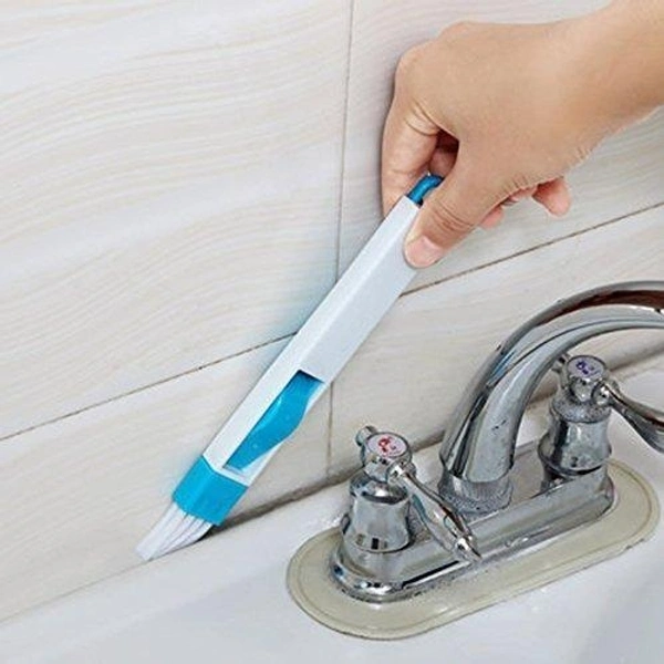 0850 2 IN 1 MULTI-FUNCTION PLASTIC WINDOW SLOT KEYBOARD WARDROBE DUST REMOVAL CLEANING BRUSH