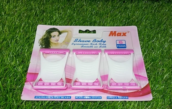 1236 DISPOSABLE BODY SKIN HAIR REMOVAL RAZOR FOR WOMEN – PACK OF 6