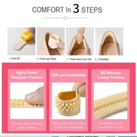 1283 FABRIC STICKY SHOE BACK HEEL INSOLES PROTECTOR LINER