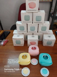 1348B SILICONE MASSAGE BATH BODY BRUSH WITH SHAMPOO DISPENSER