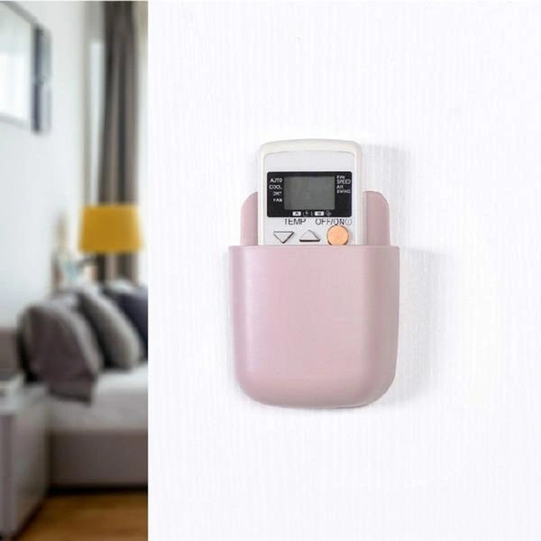 1374 WALL MOUNTED STORAGE CASE WITH MOBILE PHONE CHARGING PORT PLUG HOLDER - PACK OF 4 PCS