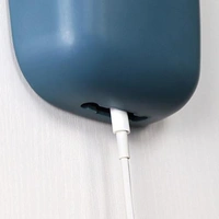 1374 WALL MOUNTED STORAGE CASE WITH MOBILE PHONE CHARGING PORT PLUG HOLDER - PACK OF 4 PCS