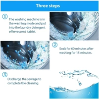 1402 WASHING MACHINE STAIN TANK CLEANER DEEP CLEANING DETERGENT TABLET ( 1PC )