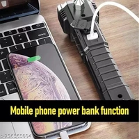 1524a PORTABLE 3W RECHARGEABLE TORCH LED FLASHLIGHT LONG DISTANCE