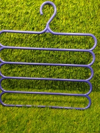 1541 PREMIUM WARDROBE STORAGE ORGANIZER 5 IN 1 MULTIPURPOSE PLASTIC HANGER, ASSORTED (5)