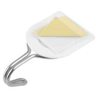 1627 ADHESIVE STICKER ABS PLASTIC HOOK TOWEL HANGER FOR KITCHEN/BATHROOM