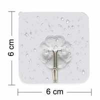 1689 MULTIPURPOSE STRONG SMALL STAINLESS STEEL ADHESIVE WALL HOOKS