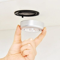 1721 3 LED CORDLESS STICK TAP WARDROBE TOUCH LIGHT LAMP