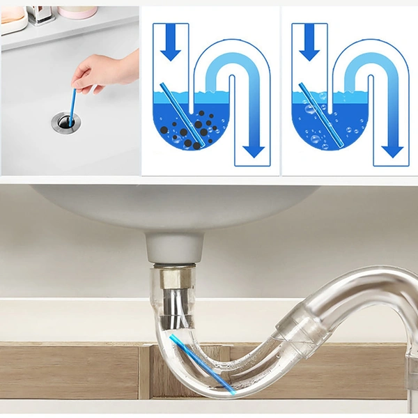 1730 SANI CLEANING STICKS KEEP YOUR DRAINS PIPES CLEAR ODOR HOME CLEANING