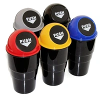 1738 MINI CAR TRASH BIN CAN HOLDER DUSTBIN