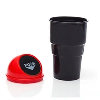 1738 MINI CAR TRASH BIN CAN HOLDER DUSTBIN