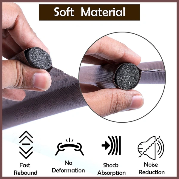 1752 TWIN DOOR DRAFT STOPPER/GUARD PROTECTOR FOR DOORS AND WINDOWS