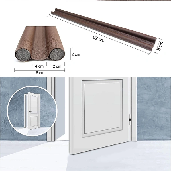1752 TWIN DOOR DRAFT STOPPER/GUARD PROTECTOR FOR DOORS AND WINDOWS