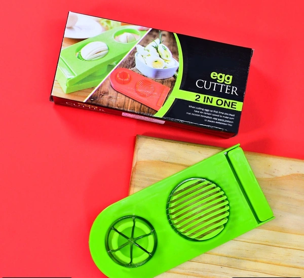 2006 2 IN 1 DOUBLE CUT BOILED EGG CUTTER WITH BOX