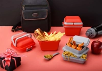 2144 AIRTIGHT LUNCH BOX WITH HANDLE & PUSH LOCK