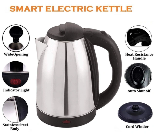 2151 STAINLESS STEEL ELECTRIC KETTLE WITH LID - 2 L