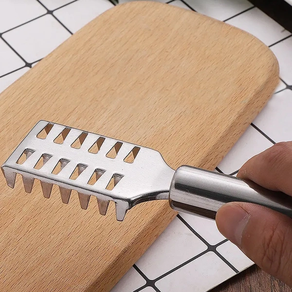 2194 FISH SCALE REMOVER SCRAPER STAINLESS STEEL