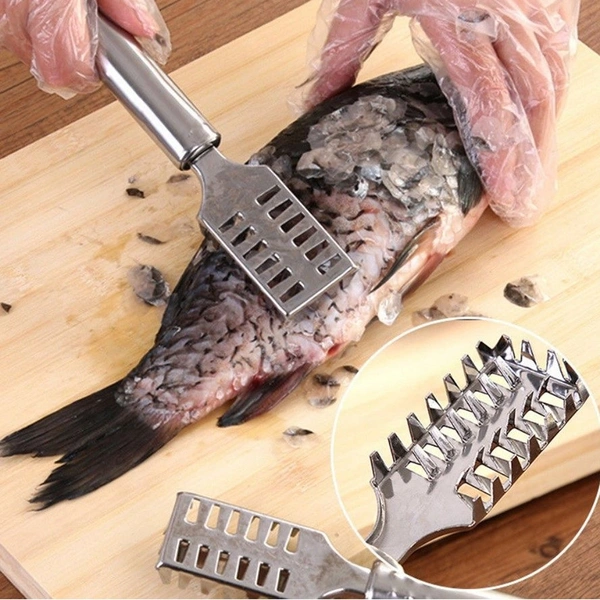 2194 FISH SCALE REMOVER SCRAPER STAINLESS STEEL