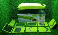 2415 VEGETABLE CUTTER CHOPPER CHIPSER FOR KITCHEN 12 IN 1 (11 BLADE AND 1 PEELER)Premium Quality