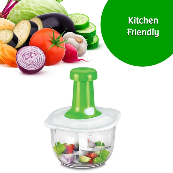 2464 HAND PRESS FRUITS AND VEGETABLE 2 IN 1 PUSH CHOPPER