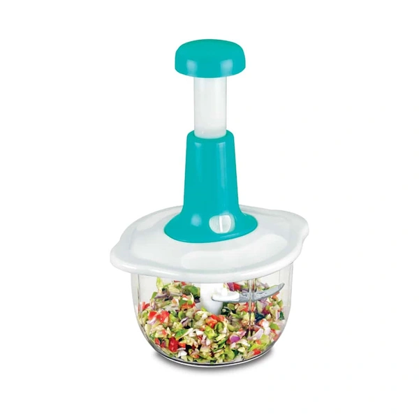2464 HAND PRESS FRUITS AND VEGETABLE 2 IN 1 PUSH CHOPPER